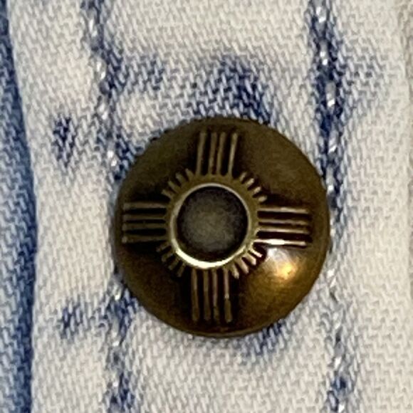 RRR Shirt sz M Acid Wash Southwestern Embroidered - Picture 5 of 11